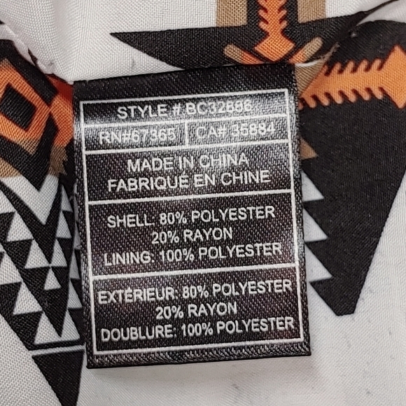 BB Dakota Black Faux Leather Lapel Open Front Blazer Size 4 - Picture 11 of 14